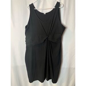 Old Navy Women's Plus 3X Black Tank Dress Knee Length Casual Sleeveless